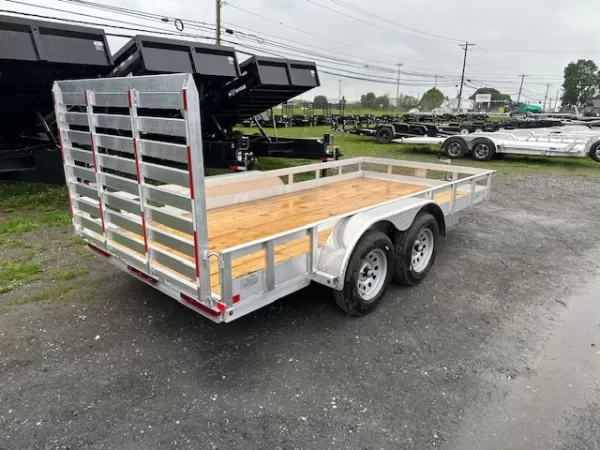 Carry On 6 x 14 Aluminum Landscape Utility Trailer – Rear Gate - Image 6
