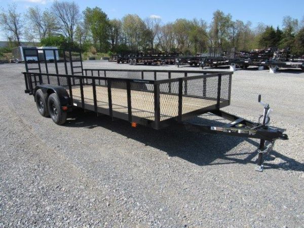 Carry On 6.4 x 18 Landscape Utility Trailer – 7K with 24″ High Sides