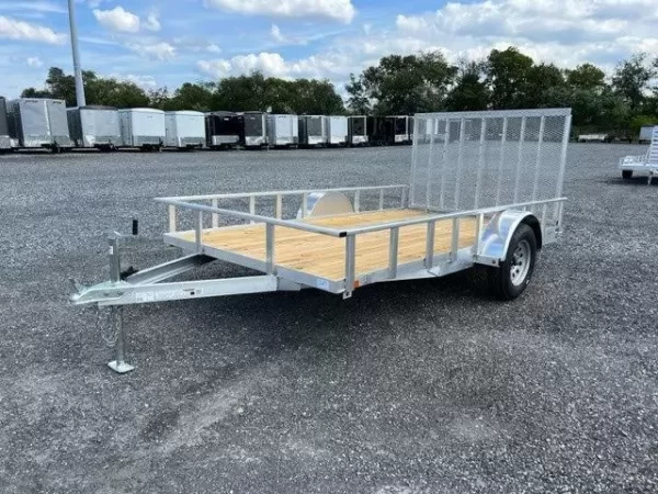 Carry-On 7 x 12 Aluminum Landscape Utility Trailer – Rear Gate - Image 3