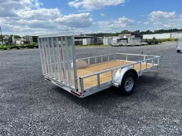 Carry On 7 x 12 Aluminum Landscape Utility Trailer – Rear Gate - Image 6