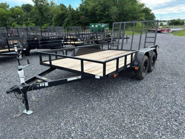 Carry On 7 x 12 Landscape Utility Trailer – Rear Ramp Gate
