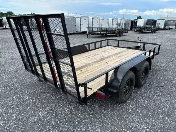 Carry On 7 x 12 Landscape Utility Trailer – Rear Ramp Gate - Image 5