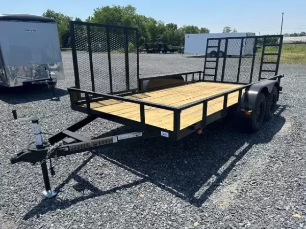 Carry On 7 x 14 Landscape Utility Trailer – Side ATV Ramp - Image 2
