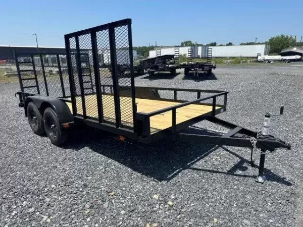 Carry On 7 x 14 Landscape Utility Trailer – Side ATV Ramp