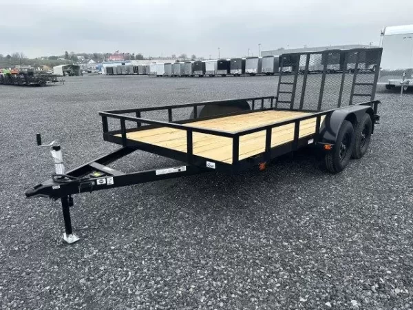 Carry On 7 x 14 Landscape Utility Trailer – Rear Ramp Gate - Image 2