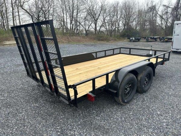 Carry On 7 x 14 Landscape Utility Trailer – Rear Ramp Gate - Image 5