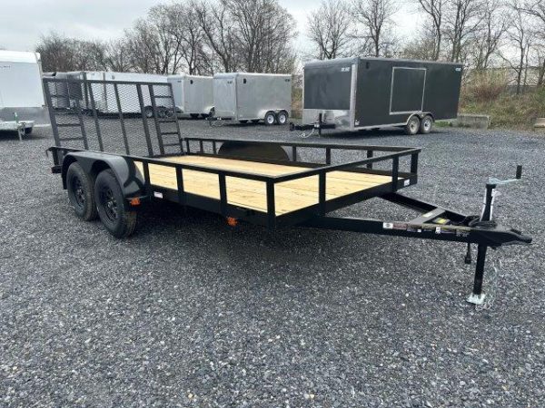 Carry On 7 x 14 Landscape Utility Trailer – Rear Ramp Gate
