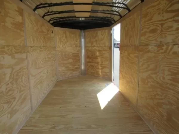 Carry On 7 x 14 Enclosed V-Nose Cargo Trailer – 6″ Extended Height - Image 7
