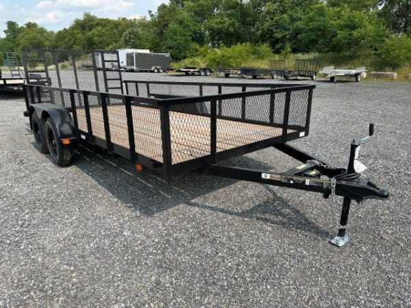 Carry On 7 x 16 Landscape Utility Trailer – Mesh Sides