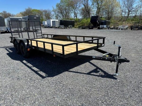 Carry On 7 x 16 Landscape Utility Trailer – Rear Ramp Gate