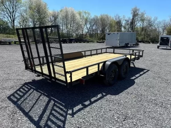 Carry On 7 x 16 Landscape Utility Trailer – Rear Ramp Gate - Image 4