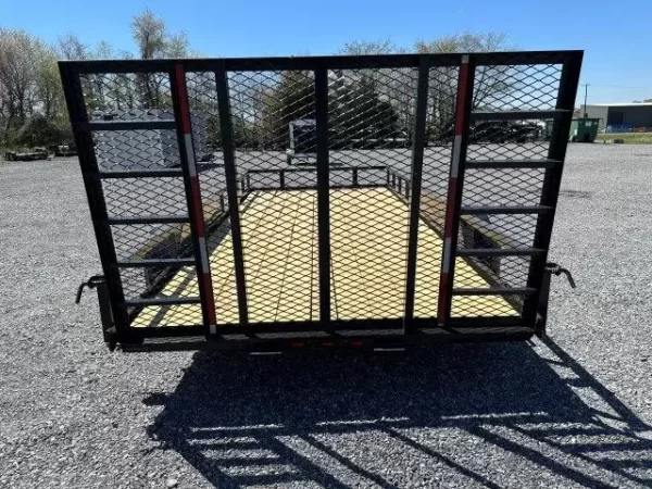 Carry On 7 x 16 Landscape Utility Trailer – Rear Ramp Gate - Image 5