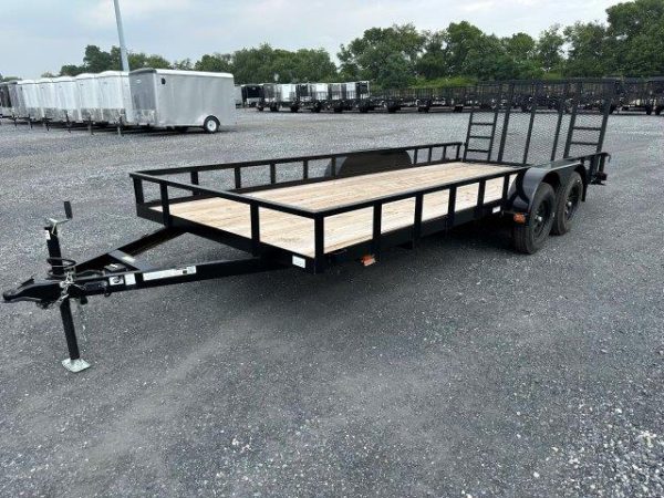 Carry On 7 x 18 Landscape Utility Trailer – Rear Ramp Gate - Image 3