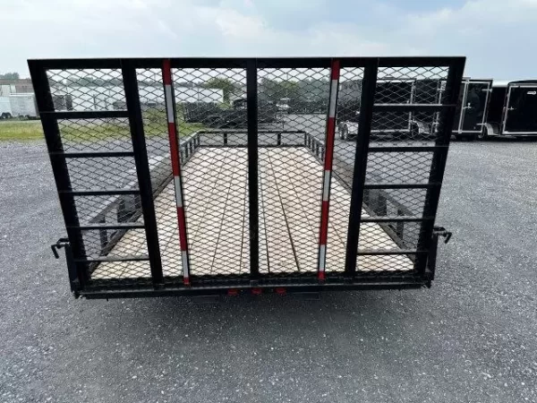 Carry On 7 x 18 Landscape Utility Trailer – Rear Ramp Gate - Image 5