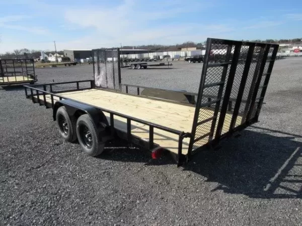 Carry On 7 x 18 Landscape Utility Trailer – Side ATV Ramp - Image 2
