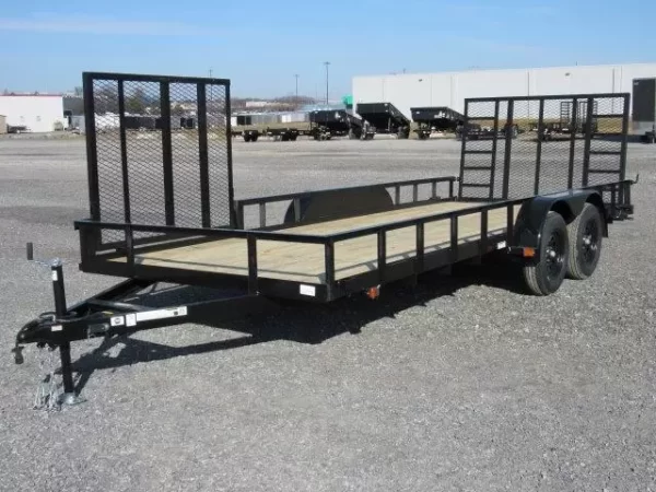 Carry On 7 x 18 Landscape Utility Trailer – Side ATV Ramp - Image 3
