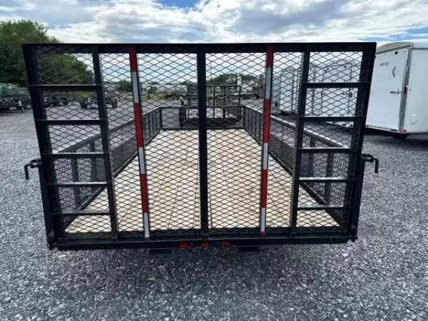 Carry On 7 x 18 Landscape Utility Trailer – Mesh Sides - Image 2