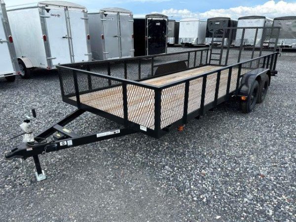 Carry On 7 x 18 Landscape Utility Trailer – Mesh Sides - Image 4