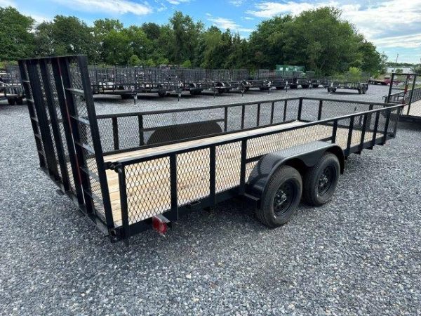 Carry On 7 x 18 Landscape Utility Trailer – Mesh Sides - Image 6