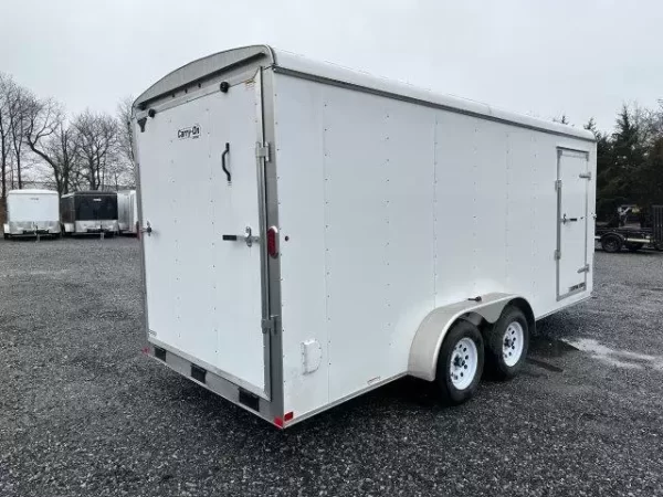 Carry On 7 x 18 Enclosed V-Nose Cargo Trailer – 6″ Added Height - Image 5