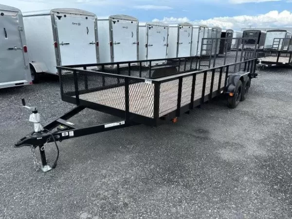 Carry-On 7 x 20 Landscape Utility Trailer – Mesh Sides - Image 5