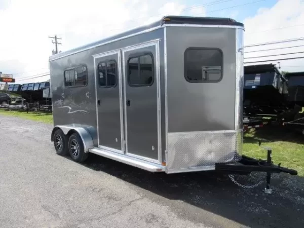 Homesteader Stallion 2 Horse Pull Trailer – Front Load Door - Image 11