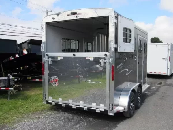 Homesteader Stallion 2 Horse Pull Trailer – Front Load Door - Image 2