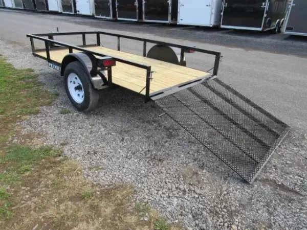 Premier 5 x 10 Landscape Utility Trailer – Rear Ramp Gate - Image 3