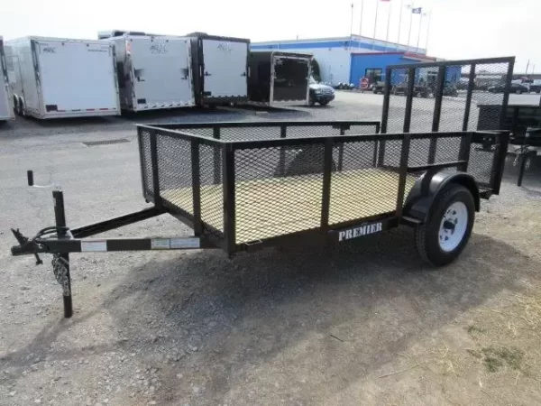 Premier 5 x 10 Landscape Utility Trailer – Mesh Sides - Image 3