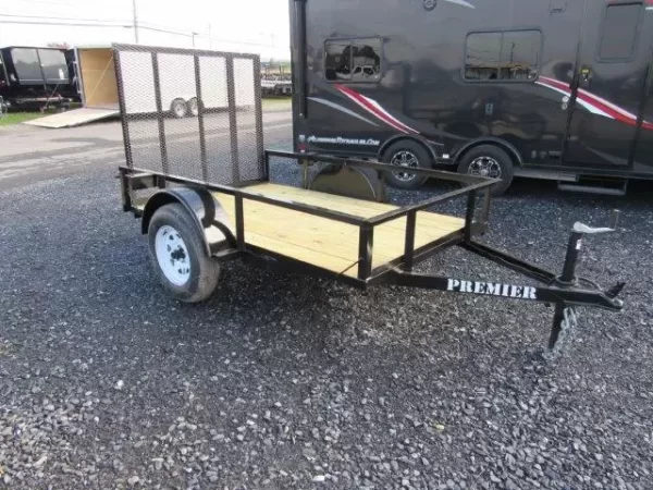 Premier 5 x 8 Landscape Utility Trailer – Rear Ramp Gate
