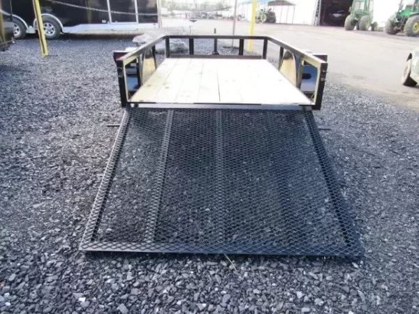 Premier 5 x 8 Landscape Utility Trailer – Rear Ramp Gate - Image 6