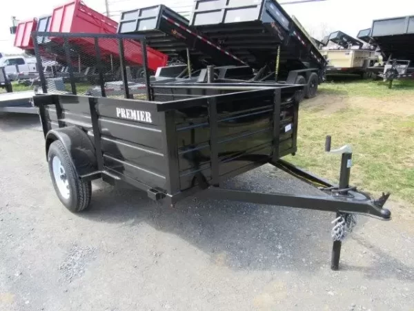 Premier 5 x 8 Landscape Utility Trailer – Steel Sides