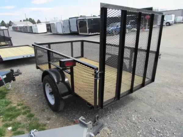 Premier 5 x 8 Landscape Utility Trailer – Mesh Sides - Image 3