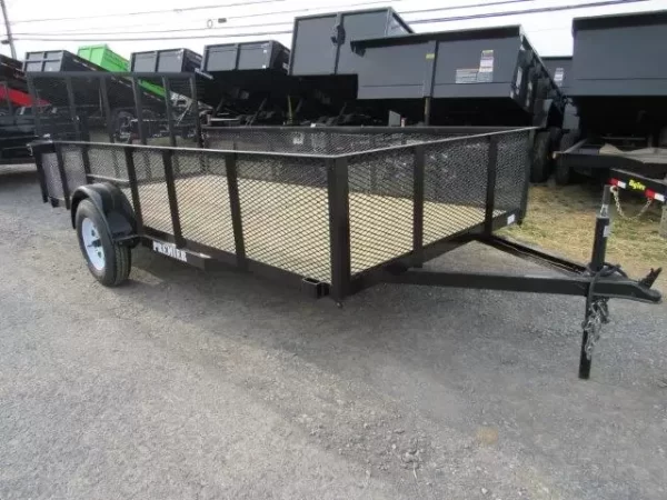 Premier 6.4 x 14 Landscape Utility Trailer – Mesh Sides