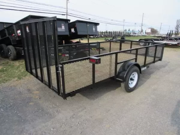 Premier 6.4 x 14 Landscape Utility Trailer – Mesh Sides - Image 4