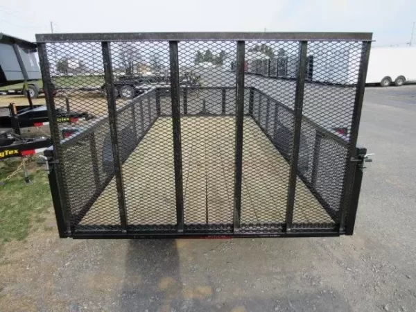 Premier 6.4 x 14 Landscape Utility Trailer – Mesh Sides - Image 5