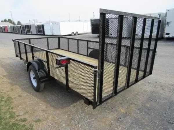 Premier 6.4 x 14 Landscape Utility Trailer – Mesh Sides - Image 6