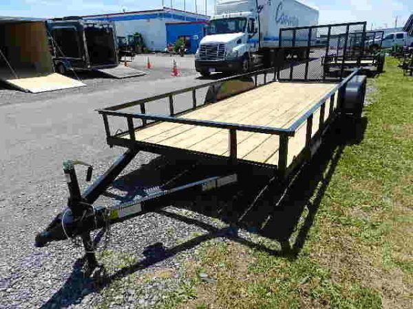 Premier 6.4 x 18 Landscape Utility Trailer – Rear Ramp Gate - Image 5