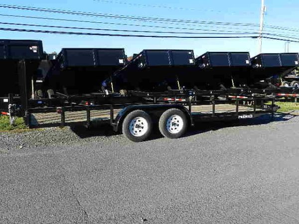 Premier 6.4 x 20 Landscape Utility Trailer – Rear Ramp Gate - Image 3