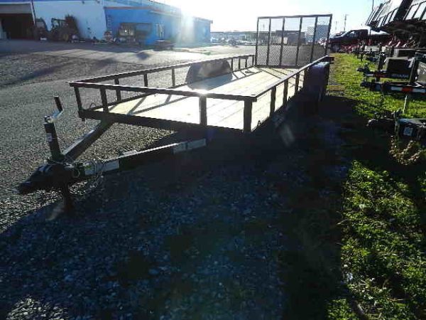 Premier 6.4 x 20 Landscape Utility Trailer – Rear Ramp Gate - Image 6