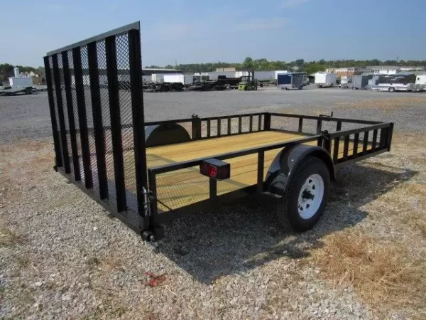 Premier 7 x 12 Landscape Utility Trailer – Removable Side ATV Ramps - Image 2