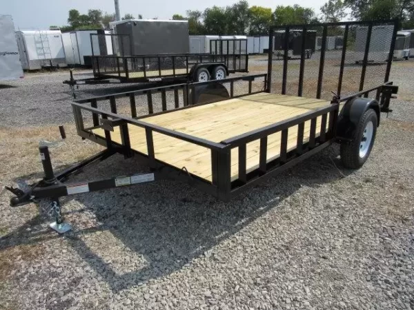 Premier 7 x 12 Landscape Utility Trailer – Removable Side ATV Ramps - Image 5
