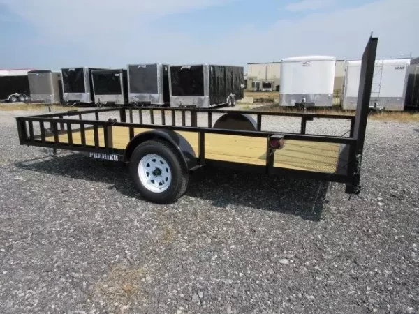 Premier 7 x 14 Landscape Utility Trailer – Removable Side ATV Ramps - Image 2
