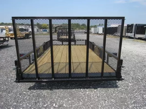 Premier 7 x 14 Landscape Utility Trailer – Removable Side ATV Ramps - Image 3