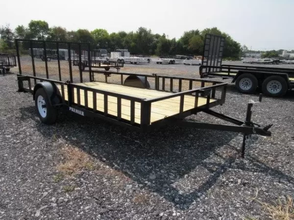 Premier 7 x 14 Landscape Utility Trailer – Removable Side ATV Ramps