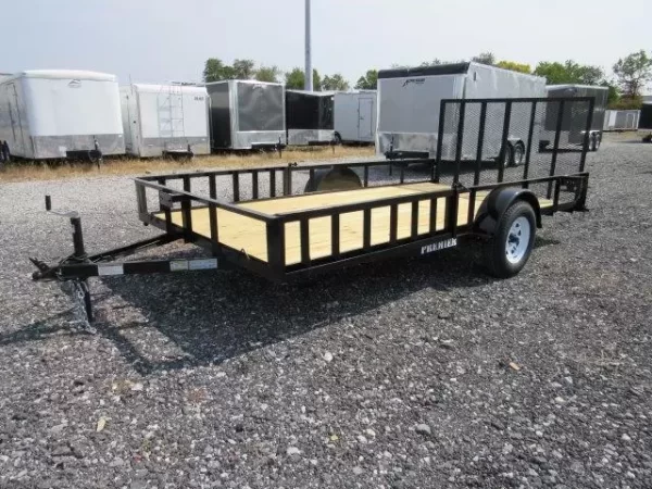 Premier 7 x 14 Landscape Utility Trailer – Removable Side ATV Ramps - Image 6
