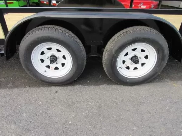 Premier 6.4 x 16 Landscape Utility Trailer – Rear Ramp Gate - Image 4