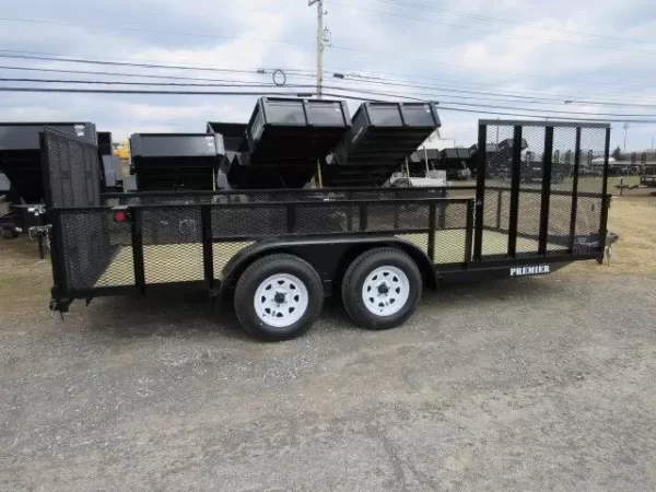 Premier 7 x 16 Landscape Utility Trailer – Mesh Sides & ATV Ramp - Image 5