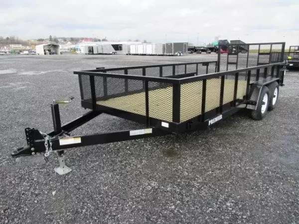 Premier 7 x 18 Landscape Utility Trailer – HD Ramp Gate - Image 2