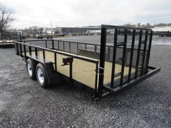 Premier 7 x 18 Landscape Utility Trailer – HD Ramp Gate - Image 3